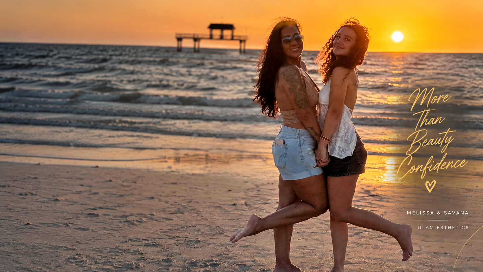 Melissa and Savana, the Glam Esthetics mother and daughter team