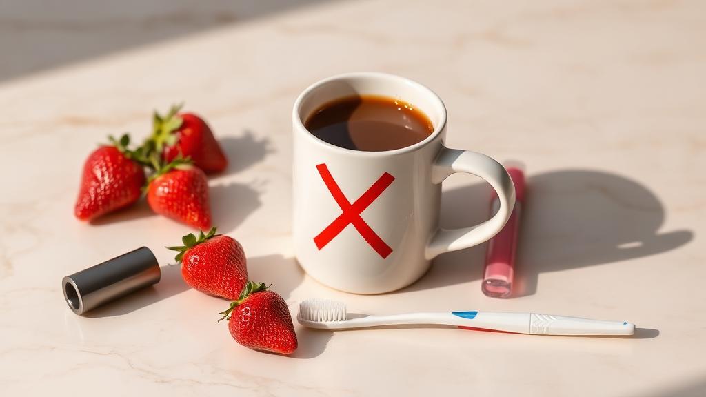 Beauty products and items to avoid before teeth whitening